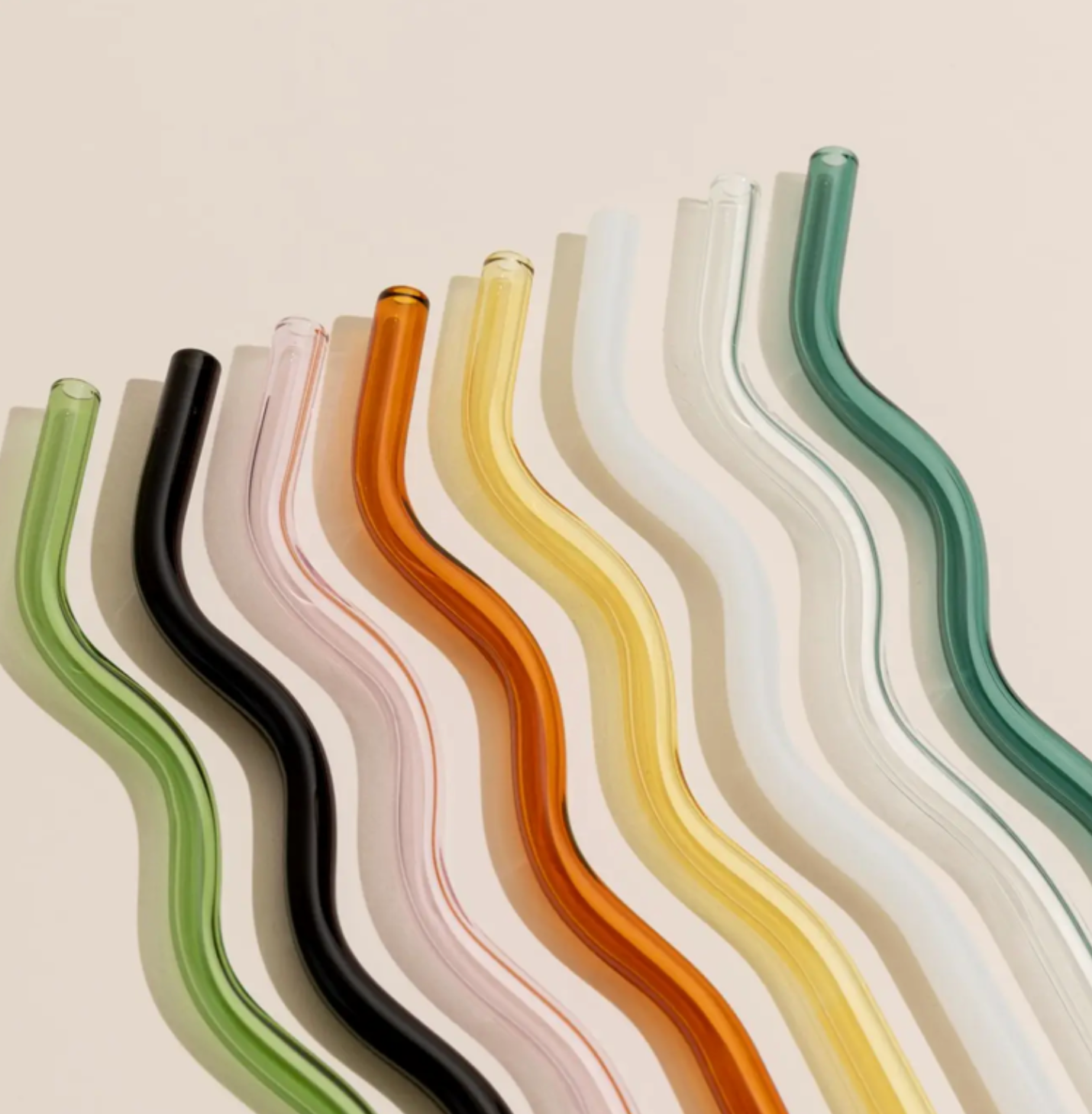 Glass Wiggle Straw