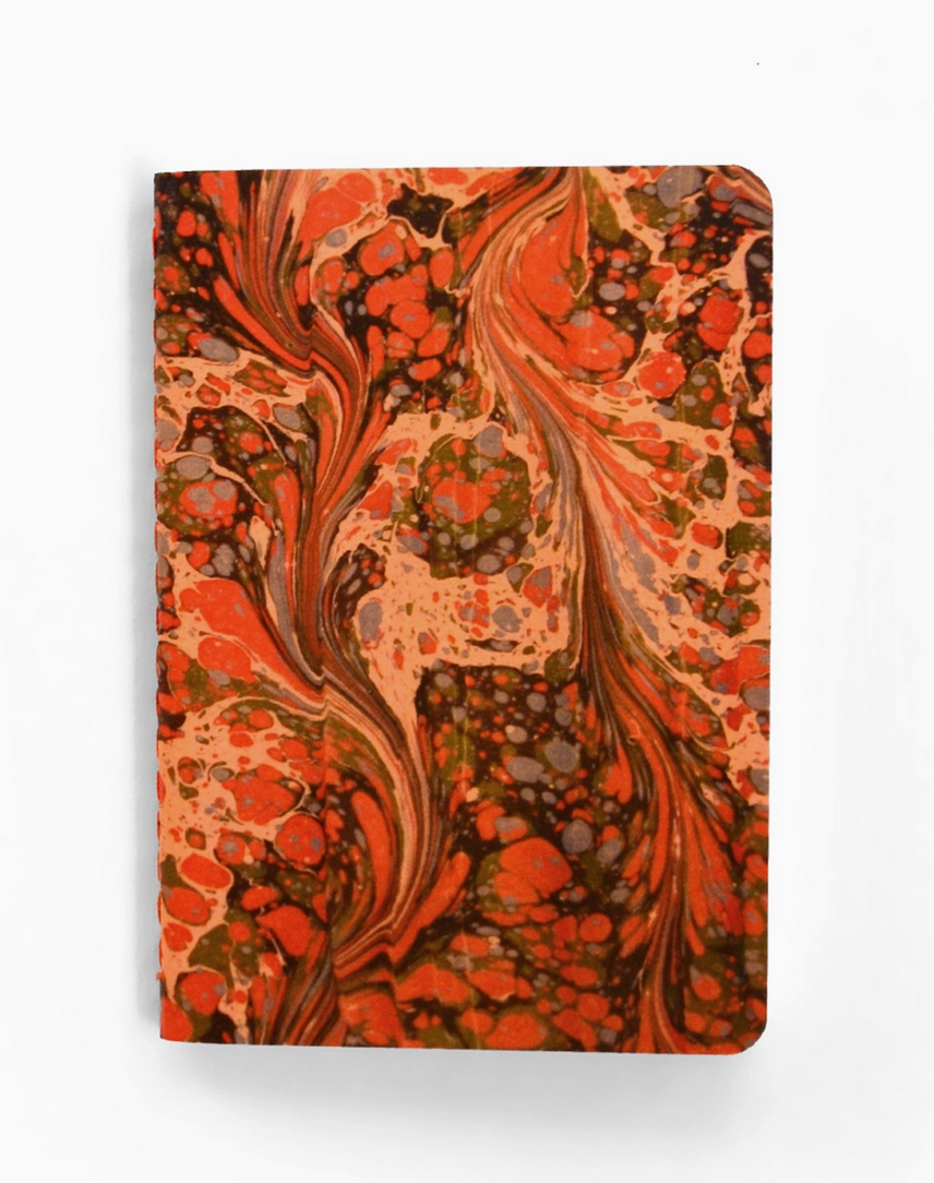 Vintage Marbled Pocket Notebook