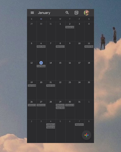 Digital Astrology Calendar